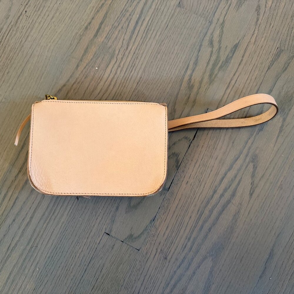 Madewell The Simple Leather Belt Bag Size XS Cream